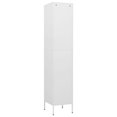 thumbnail image 5 of vidaXL Locker Cabinet White 35x46x180 cm Steel, 5 of 5