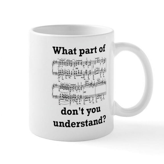 CafePress - The Musician Mug - 11 oz Ceramic Mug - Novelty Coffee Tea Cup