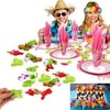 Dazzling Toys Luau Loose Flower Leis Flowers Hawaiian Party Decoration Crafts