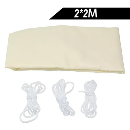 

2x2x2M Sun Sail Sun Protection HDPE Wind Protection with UV Protectio