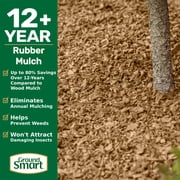 GroundSmart 12+ Year Cypress Rubber Mulch, 75 Cu Ft