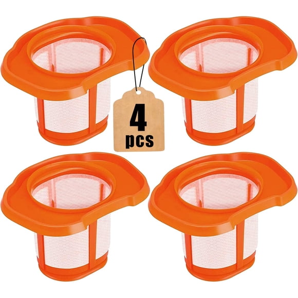 Paquete de 4 filtros HHVKF10 para BLACK+DECKER HHVK320J10 HHVK320J61 HHVK320JZ01 HHVK415B01 HHVK515J00 HHVK515J00FF HHVK515JP07 HHVK515BPF07 Piezas de repuesto para aspiradora manual