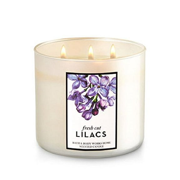 Bath & Body Works 3-Wick Candle in Fresh Cut Lilacs