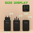 150W Port Fast Charger 4 USB + 2 PD Ports High Speed Charging Hub For