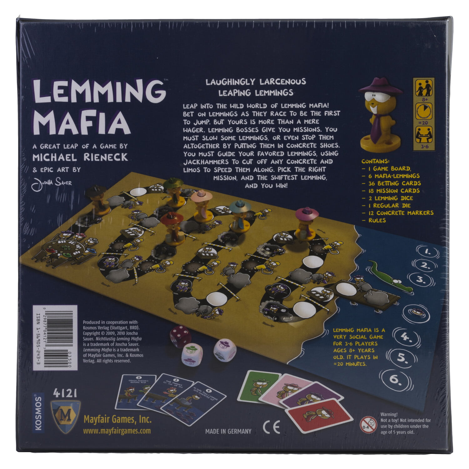 Lemming Mafia, Board Game