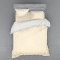 thumbnail image 2 of Ambesonne Victorian Bedding Set 3 Pcs, Monochrome Damask, Twin XL, Cream, 2 of 3