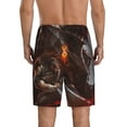 thumbnail image 3 of Berserk Men's Short Pajama Pants Lightweight Daily Lounge Shorts Bottoms Sleepwear Cozy Soft Home Pajama Pants Shorts, 3 of 9