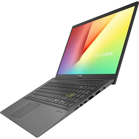 ASUS - VivoBook 15 K513 15.6" Laptop - Intel Core i7 - 16 GB Memory - NVIDIA GeForce MX350 - 512 GB SSD - Indie Black