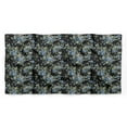 thumbnail image 5 of Bimba Gray Leaves & Blue Flower Floral Pure Silk Printed Head Bandanas Summer Neck Wrap Scarf 40 x 80 Inches, 5 of 6