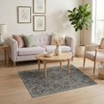 thumbnail image 3 of ODIKA Vintage Traditional Medallion With Distressed Floral Border Retro Flowing for Home Office, Gaming Room, Under Desk, Non-Slip Chair-Friendly, 3 of 7