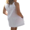 thumbnail image 4 of Robe Pompon à Manches Courtes pour Femme, 4 of 5