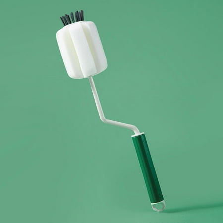

Detachable Sponge Bottle Brush 360-Degree Rotation Cup Brush with Bristles on Tip Wine Baby Glass Cleaning Accessories New