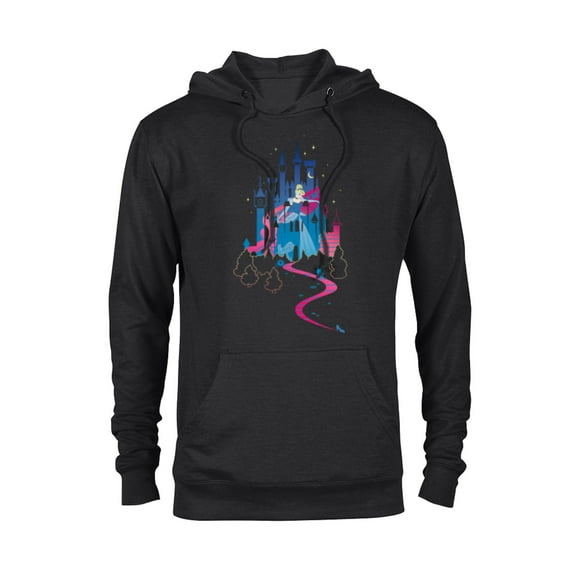 Disney Cinderella Castle T-Shirt - Pullover Hoodie for Adults - Customized-Black