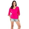 thumbnail image 1 of Blusa manga campana con cinto, 1 of 5