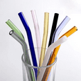 thumbnail image 2 of CCOCC Glass Straws,Ergonomically Curved Shatter-Resistant Glass Straws,Colorful Drinking Straws for Effortless Sipping,Reusable Eco-Friendly Straw for Sustainable Living, 2 of 4