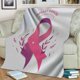 thumbnail image 5 of Mantente Fuerte, Inspira El Cambio: Manta Con Estampado De Concienciación Sobre El Cáncer De Mama Para Y, 5 of 7