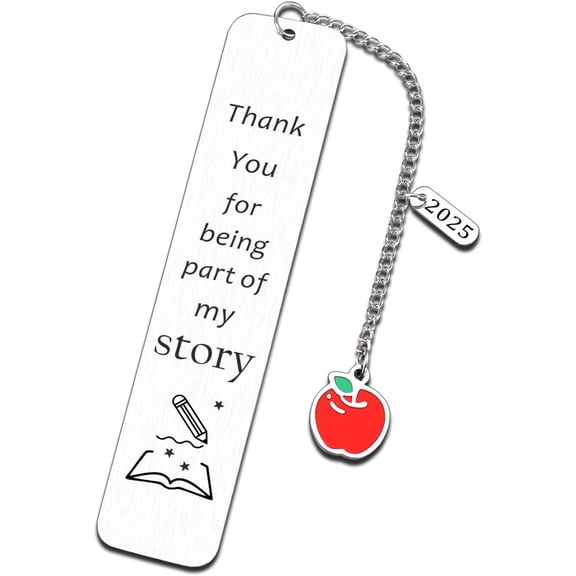 Back to School Teacher Appreciation Gifts for Women Men School Supplies for Teachers Appreciation Gifts Bulk Teacher Gifts Ideas Thank You Bookmark Gifts for Women Men Teachers Day Christmas Gifts