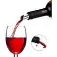 thumbnail image 4 of NOGIS 50 Pack Silver Wine Pourer, Thin and Reusable Wine Pouring Disc, Drop Stoping Pour Spout for Home, Bar, Restaurant, Party, 4 of 7
