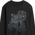 thumbnail image 3 of Marvel Deadpool - Monochrome - Men's Long Sleeve Graphic T-Shirt, 3 of 5