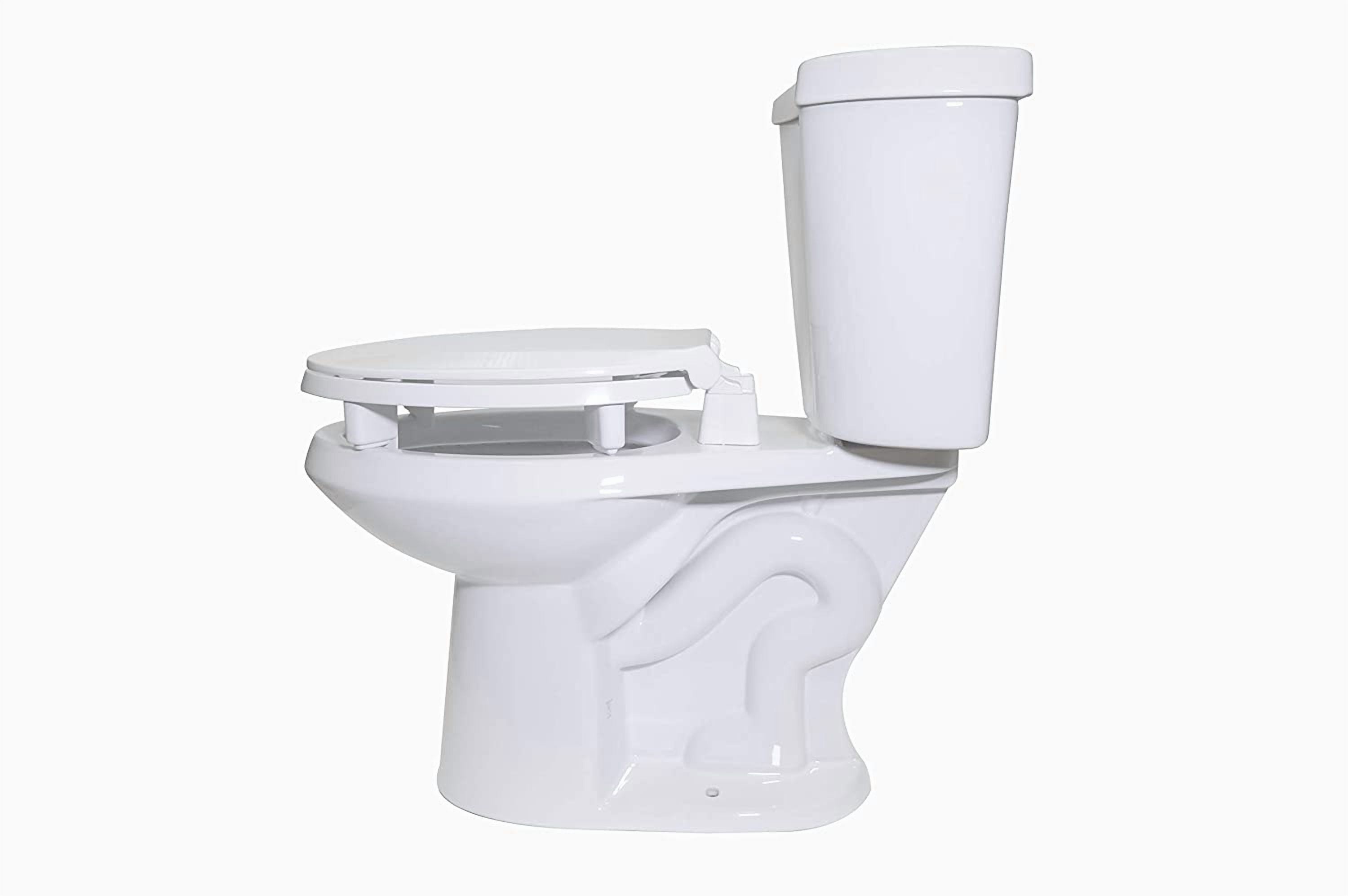 CENTOCO GR3L800STS-001 Toilet Seat, With Cover, Plastic, Elongated, White