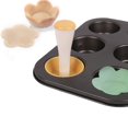 thumbnail image 1 of Plastic Pastry Tamper Tart Shell Molds Cake Cutter Dough Cookie Cutter Set, 1 of 7