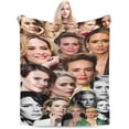 thumbnail image 3 of Blanket Sarah Paulson Throw Flannel Blankets UltraSoft Micro Fleece Blanket Warm Cozy Plush Gift for Room Decoration Sofa,Office Bed car Camp Couch Beach, 3 of 9