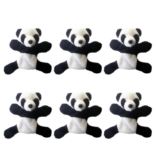 imanes de peluche para nevera con forma de panda, adhesivos magnéticos creativos para decoración del hogar (pequeños).