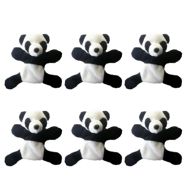 imanes de peluche para nevera con forma de panda, adhesivos magnéticos creativos para decoración del hogar (pequeños).