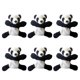 thumbnail image 1 of imanes de peluche para nevera con forma de panda, adhesivos magnéticos creativos para decoración del hogar (pequeños)., 1 of 7
