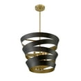 thumbnail image 2 of Savoy House Meridian 4 Light Pendant - Matt Black w/Gold Accents - M70009-46, 2 of 3