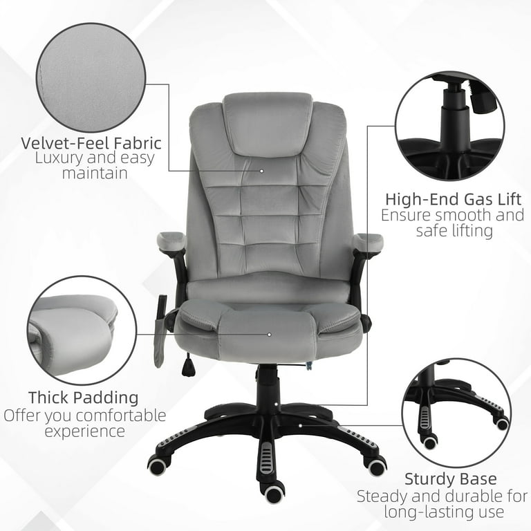 Vinsetto Ergonomic Massage Office Chair High Back Executive Chair