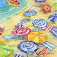 thumbnail image 4 of Gango Home Decor Modern Umbrella Cove I & II; Two 12x12in Art Prints in Brown Frames, 4 of 6