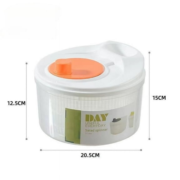 Totoro Hero Multifunctional Household Manual Vegetable Dehydrator - Salad Spinner with Fruit, Lettuce Drain Basket | Home Kitchen Gadgets