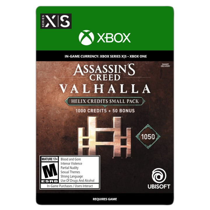 Besætte Øst Timor Skinne Assassin's Creed Valhalla Small Helix Credits Pack (1000 Credits + 50  Bonus), Ubisoft, Xbox Series X,S Xbox One [Digital Download] - Walmart.com