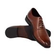 thumbnail image 3 of Debenhams - Zapatos Estilo Oxford de Cuero Noble para Hombre (Bronceado Oscuro), 3 of 4