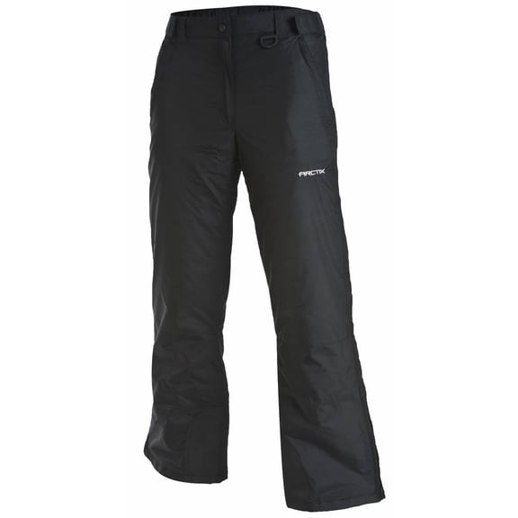 Arctix Women's Classic Ski Snow Pants, Black, Small Short