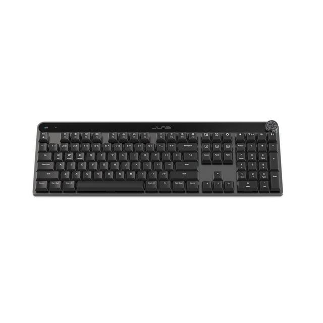 JLab Epic Mechanical Teclado, Negro, Teclas Iluminadas Completamente Profundas, USB-C/Bluetooth, Recargable, Windows/Mac/iOS