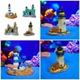 thumbnail image 2 of BIBABLYKE Landscape Artificial Lighthouse Landscape Fish Tanks Castles Decorations for Aquariums Terrarium Shrimp Ornaments, 2 of 7