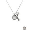 thumbnail image 2 of Delight Jewelry Stainless Steel Disc Sisters are Best Friends Forever - Love and Lock Charm Necklace, 18"+1", 2 of 4