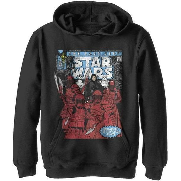 Boys Star Wars The Last Jedi Guard Comic Cover Pull Over Hoodie