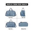 thumbnail image 2 of Gustave Travel Duffle Bag for Women Men Water-Resistant Gym Bag Carry on Overnight Weekender Bag with Shoe Compartment & Trolley Sleeve, 2 of 10