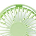thumbnail image 2 of Ventilador pequeño de escritorio de doble aspa, mini ventilador USB plegable de escritorio de 2 cabezales para oficina de estudiantes, 116 de escritorio, verde, 2 of 5