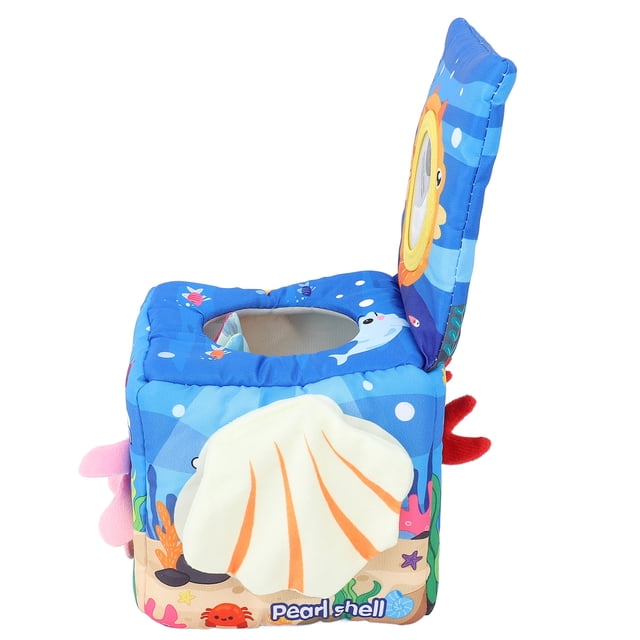 Mejore la Capacidad Cognitiva, Manual de Destreza, El Desarrollo Visual Con Una Caja de Pañuelos para Bebés, Juguete para Bebés y Niños Pequeños