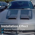 thumbnail image 2 of Hweilai (Carbon Fiber)Car Air Vent Cover Cover Universal Car Decorative Air Flow Intake Hood Scoops Hood Vent Sticker Cover Hood, 2 of 5