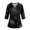Black, variant on Halloween Scrub Tops Women V-Neck Short Sleeve Work Shirts, Halloween Medical Shirt with Pockets Beige L