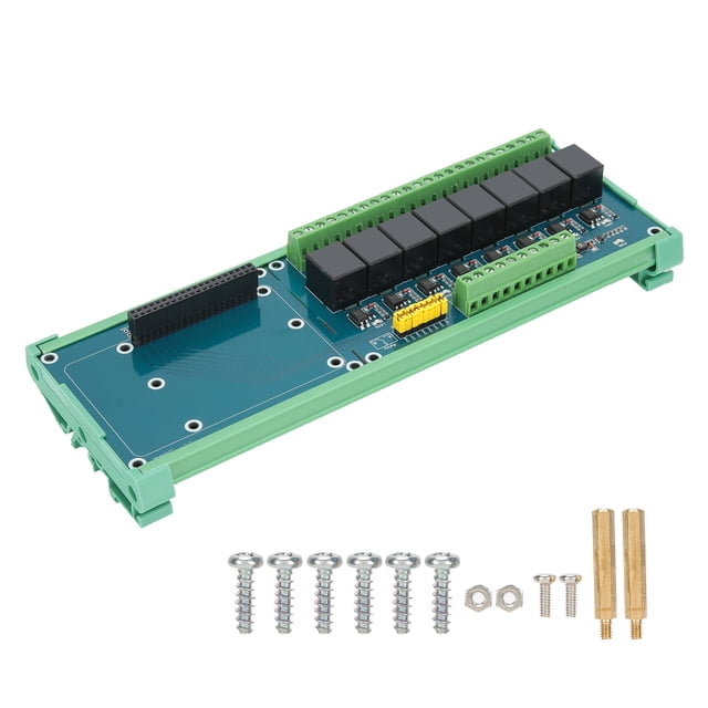 Módulo de relé para Raspberry Pi 4b 3b 8 canales 5V placa de extensión controlador PLC