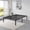 Classic Black, variant on Einfach Twin Size Platform Bed Frame with Metal Slat Support,16.5'' Under-bed Storage Space, Black