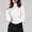 White, variant on Zylanna Women's Turtleneck Knit Top, Warm Stretchy Long Sleeve Solid Color Slim Fit Base Layer Shirt Purple
