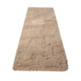 thumbnail image 2 of 4' x 10' Camel Faux Wool Runner Rug, Soft Plush Non-Slip Area Rug, Cozy Fluffy Long Carpet for Bedroom, Living Room, Hallway, Entryway, Ideal for Home Decor, Family and Daily Use, 2 of 5