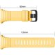 thumbnail image 2 of Correa de repuesto clásica de silicona con cierre de metal y hebilla negra para reloj inteligente Suunto Core, se adapta a muñecas de entre 140 mm y 230 mm, 2 of 5